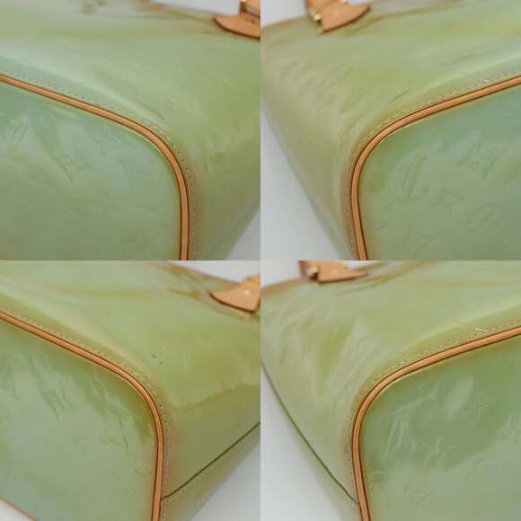 LOUIS VUITTON Monogram Vernis Houston Hand Bag Baby Blue M91005 - Picture 10 of 12